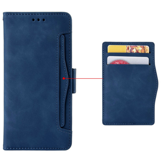 Откидной чехол для T Phone 3 5G, Card Slot, темно-синий
