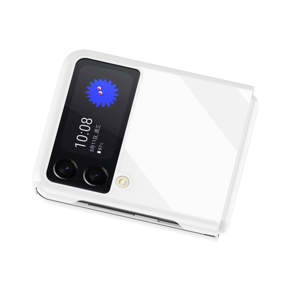 Чехол PC Flip Case до Samsung Galaxy Z Flip3 5G, Piano Paint, White
