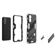 Чехол для Xiaomi Redmi Note 11/11S, Military kickstand, синий