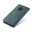Чехол CASEME для Xiaomi do Redmi Note 9s / 9 Pro, Leather Wallet Case, синий