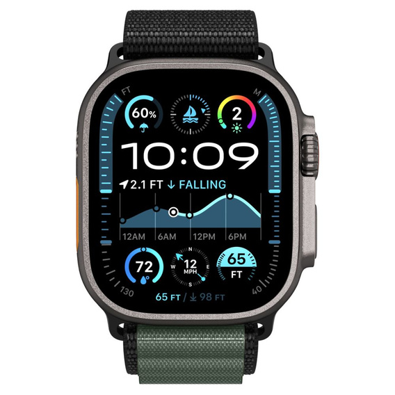 Ремешок Spigen WBF1 Band для Apple Watch 8/9/10/11/SE/Ultra 1/2 (44/45/46/49 мм)