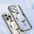 Чехол для iPhone 16 Pro, Electro MagSafe, титановый серый + стекло для экрана