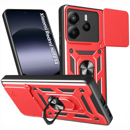 Чехол NOX Camera Slide Xiaomi Redmi Note 14 4G, CamShield Slide, красный