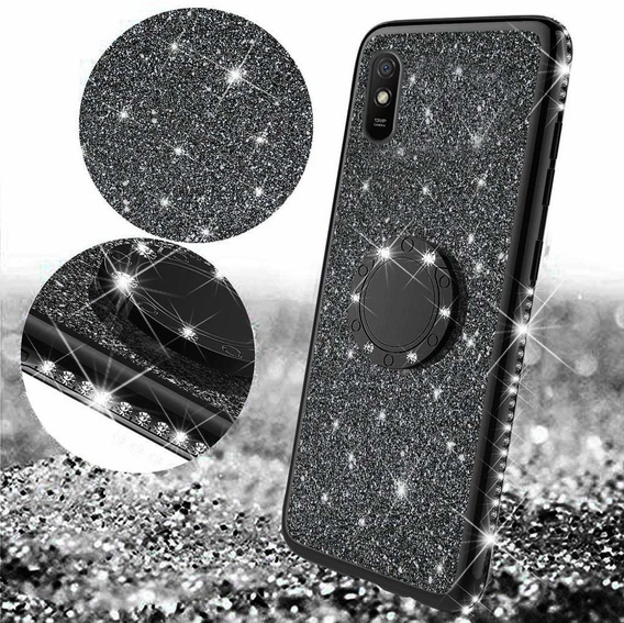 Чехол Bling до Xiaomi Redmi 9A, Black