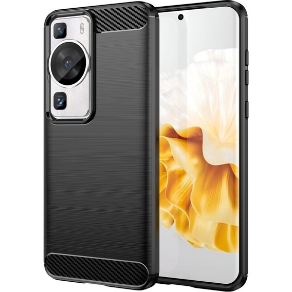 Чoхол до Huawei P60 / P60 Pro, Carbon, чорний