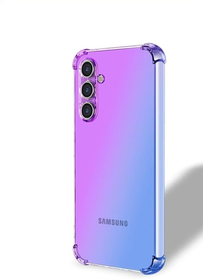 Чехол для Samsung Galaxy M15 5G, Gradient Dropproof, Фиолетовый / синий