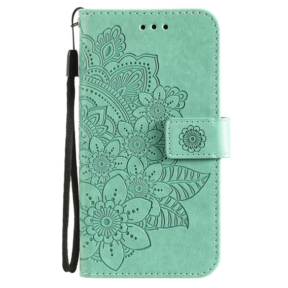 Чохол-книжка для Samsung Galaxy S21 FE, Mandala, зелений