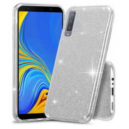 Чoхол Glitter Case до Samsung Galaxy A7 2018, Silver