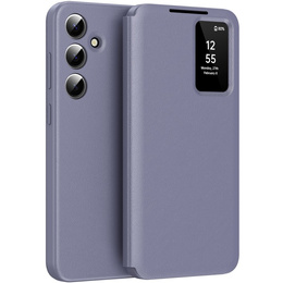 Флип-кейс для Samsung Galaxy S24, Smart View Wallet, фиолетовый
