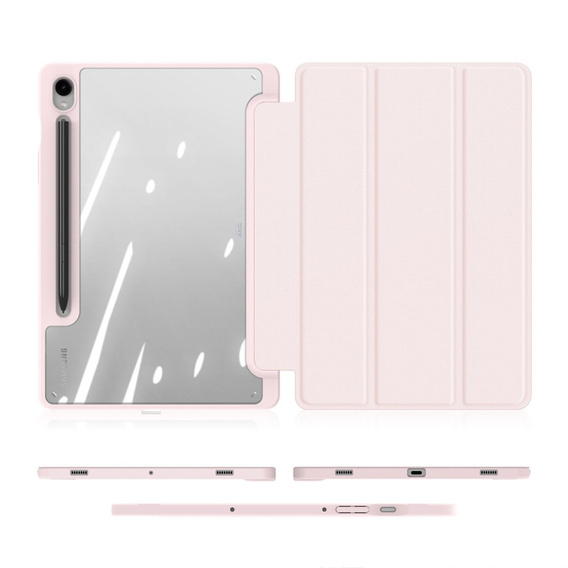 Чехол для Samsung Galaxy Tab S10 Lite / S10 FE / S9 FE, Dux Ducis TOBY, розовый