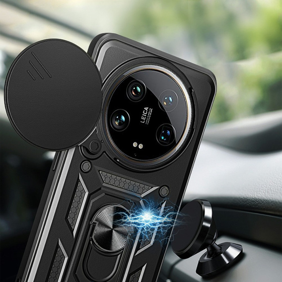 Чохол NOX Camera Slide Xiaomi 14 Ultra, CamShield Slide, чорний