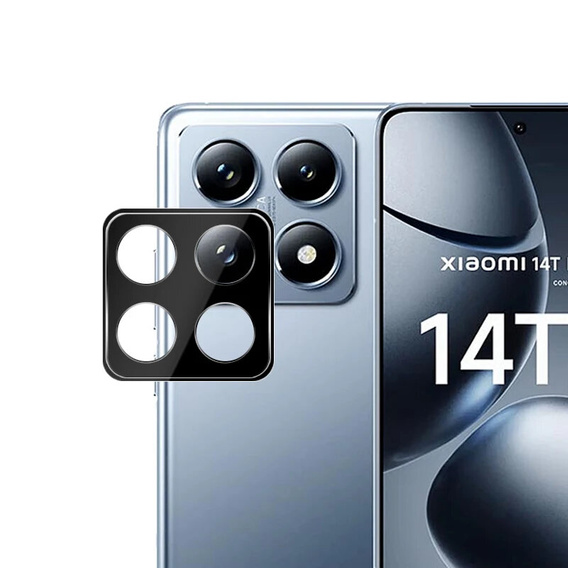 Загартоване скло камери для Xiaomi 14T Pro, чорний