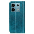 Чехол до Xiaomi Redmi Note 13 Pro 5G, Wallet Litchi Leather, зелёный
