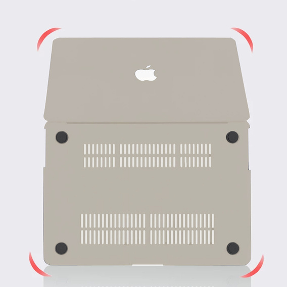 Чехол для MacBook Air 13 A2337 M1 A2179 A1932, HardShell, бежевый