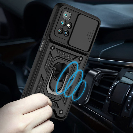 Чехол NOX Camera Slide Xiaomi Redmi 10, CamShield Slide, чёрный