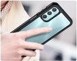 Чехол до Samsung Galaxy A25 5G, Fusion Hybrid, прозрачный / черный + 9H стекло