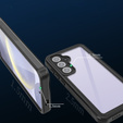 IP68 водонепроникний чохол для Samsung Galaxy S24 FE, Redpepper, чорний