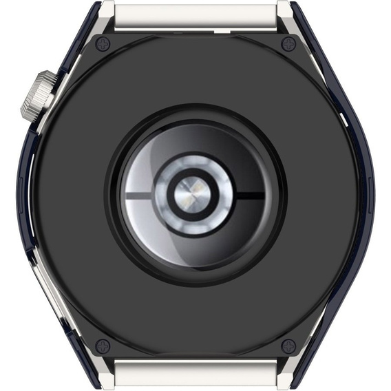 Силиконовый футляр со встроенным защитным стеклом до Huawei Watch GT 3 Pro 46mm, Dark Blue