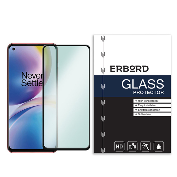 Загартоване скло 3D ERBORD до OnePlus Nord 2 5G