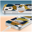 Чехол Floral Pattern до iPhone 13, Multi-color Leaves