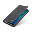 Чехол CASEME для Xiaomi Redmi Note 8 Pro, Leather Wallet Case, чёрный