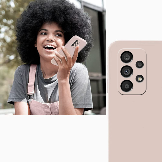 Чoхол до Samsung Galaxy A53 5G, Silicone Lite, рожевий