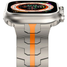 Браслет Stainless Segments до Apple Watch 7/6/5/4/SE/3/2/1 45/44/42mm, Silver