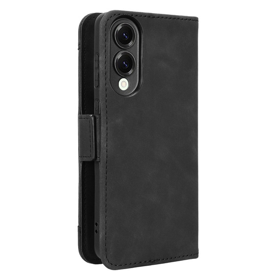 Футляр з клапаном для Samsung Galaxy S25 Edge, Card Slot, чорний