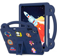 Дитячий чохол для планшета iPad 10.2" 2021/2020/2019 (9/8/7 gen.) / Air 10.5" 2019 (3 gen.), Cute Patterns, з підставкою, темно-синій