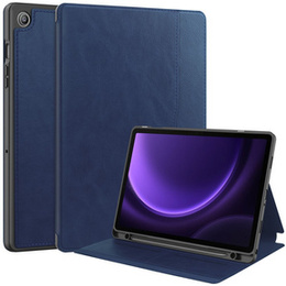 Чехол для Samsung Galaxy Tab S10 Lite / S10 FE / S9 FE, Business Card and Pen Slot, синий