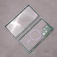 Магнітний чохол Dual Glass MagSafe для Samsung Galaxy S23 Ultra, зелений
