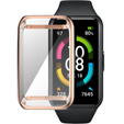 Чохол 2в1 із захистом екрану дял годинника  Huawei Band 6/7, Rose gold
