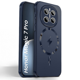 Чехол для Honor Magic 7 Pro, MagSafe, темно-синий