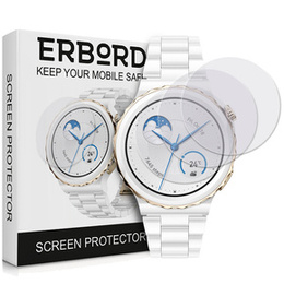 3x ERBORD Гідрогелева фольга для Huawei Watch GT 3 Pro 43mm