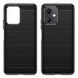 Чехол до Xiaomi Redmi Note 12 5G / POCO X5 5G, Carbon, чёрный