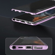 Чехол для Samsung Galaxy S24 Ultra, Magnetic Dual Glass, фиолетовый