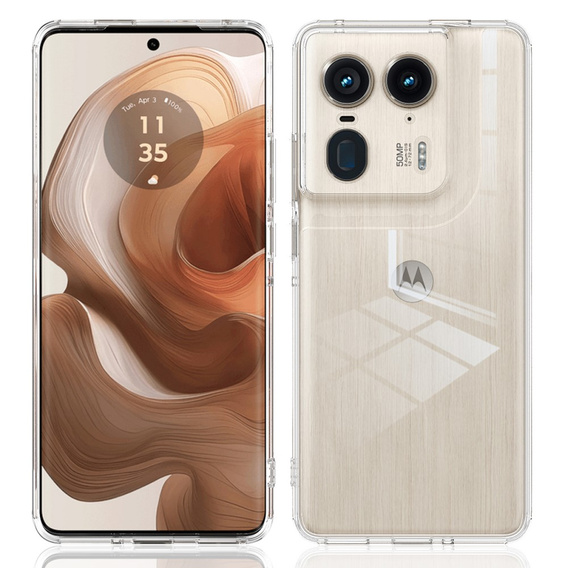 Чoхол до Motorola Edge 50 Ultra, Fusion Hybrid, прозорий