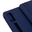 Чехол для Lenovo Tab P11 Pro Gen 2 TB132FU TB132XU 11.2" TB330FU 10.95", вращающийся на 360, темно-синий