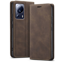 Чохол для Xiaomi 13 lite, ERBORD Vintage, гаманець з клапаном, кава
