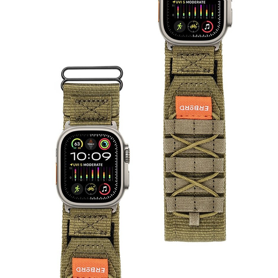 Нейлоновый ремешок ERBORD Runner для Apple Watch 1/2/3/4/5/6/7/8/9/SE/ULTRA/ULTRA 2 42/44/45/49MM