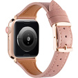 Кожаный ремешок для часов 1/2/3/4/5/6/7/8/SE 38/40/41mm, Pink