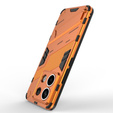 Чехол для Xiaomi Redmi Note 13 Pro 5G, Military kickstand, оранжевый