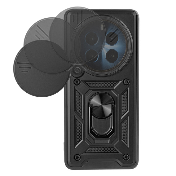 Чохол NOX Camera Slide Realme 12 Pro 5G / 12 Pro+ 5G, CamShield Slide, чорний