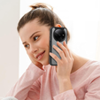 Чохол для Xiaomi Redmi A3, Fusion Hybrid, із захистом камери, прозорий / чорний