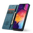 Чехол CASEME для Samsung Galaxy A50, Leather Wallet Case, синий