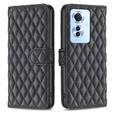 Откидной чехол для Oppo Reno 11F 5G, Wallet, BINFEN COLOR, чёрный