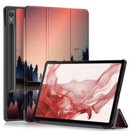 Чехол до Samsung Galaxy Tab S9, Smartcase Hybrid Pen Slot, night