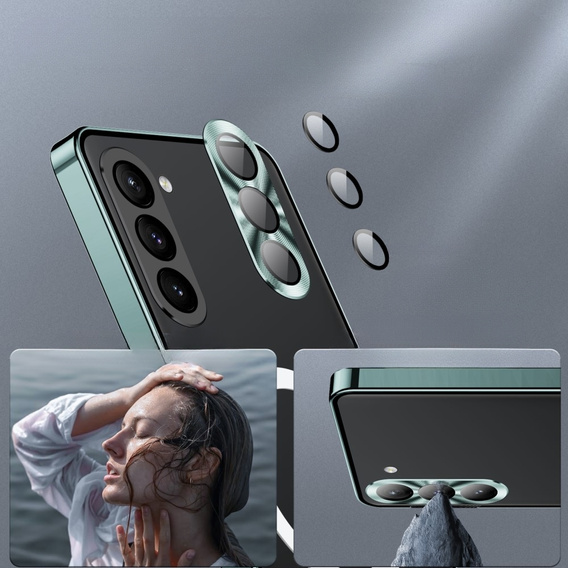 Защитный чехол для камеры Samsung Galaxy S23, CamShield MagSafe, прозрачный / зеленый
