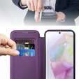 Откидной чехол для Samsung Galaxy A56, RFID Wallet MagSafe CamShield, фиолетовый