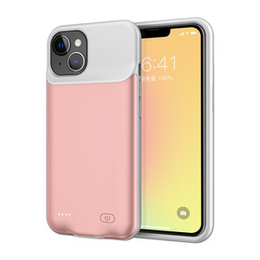 Чохол з батареєю 6000mAh до iPhone 13 Mini, Rose Gold
